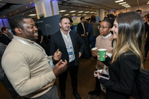 Networking taking place at Energy Storage Summit 2024 Networking taking place at Energy Storage Summit 2024