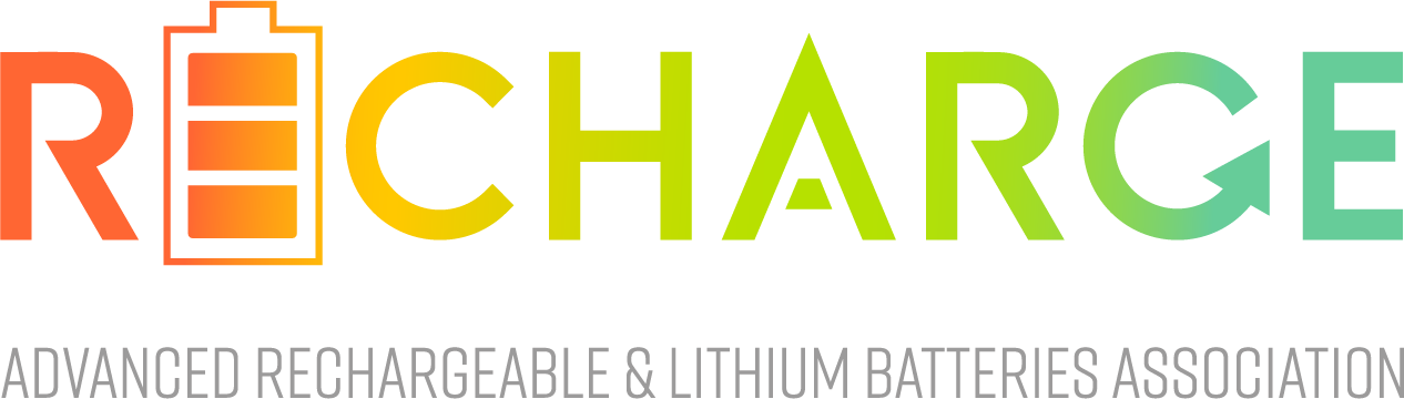 RECHARGE - The Advanced Rechargeable & Lithium Batteries Association logo - Energy Storage Summit Partner